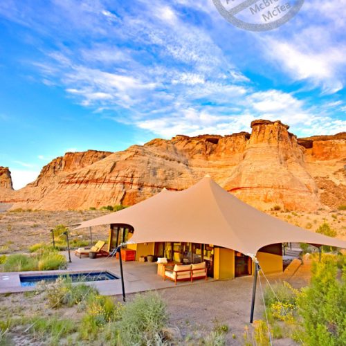 【猶他州 | Utah】《Camp Sarika by Amangiri》野奢帳篷『One-Bedroom Sunset Pavilion』