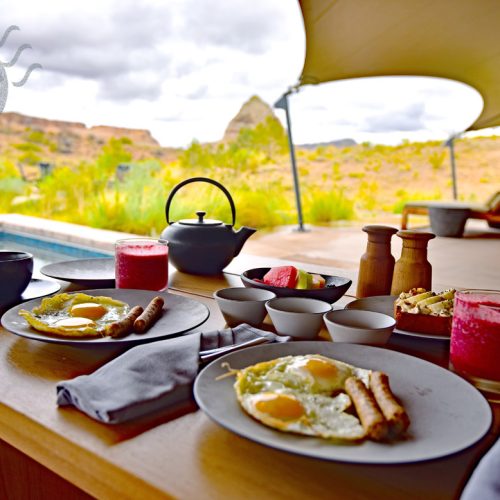 【猶他州 | Utah】飲食④《Camp Sarika》Room Service 的早餐、午餐