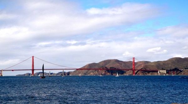 這裏可以遠眺 Golden Gate Bridge（中譯:金門大橋）      