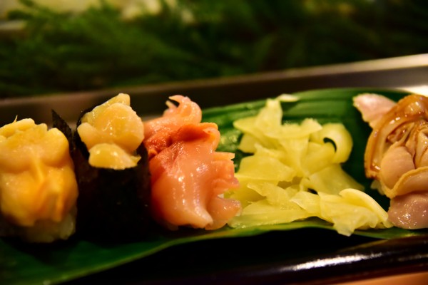 貝類壽司套餐