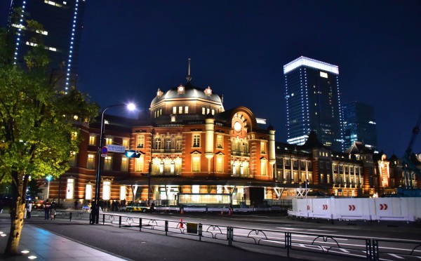 入夜的『東京車站』